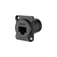 ROXTONE RAE8FD-C5-B Разъем RJ45(CAT5e) панельный, тип-D. Черный