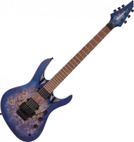 JACKSON PRO Chris Broderick Signature Soloist FR6P Transparent Blue электрогитара, цвет голубой