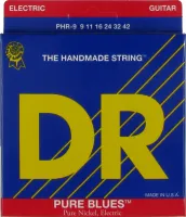 PHR-9 Pure Blues Комплект струн для электрогитары, никель, Light, 9-42, DR