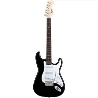 FENDER SQUIER BULLET STRAT TREMOLO RW Black - Электрогитара