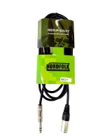 Nordfolk nmc211/15m  кабель xlr male - 6.3 мм jack stereo, металл разъёмы, 15 м.