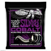 Ernie Ball 2720 струны для эл.гитары Cobalt Electric Power Slinky (11-14-18p-28-38-48) обмотка кобальт