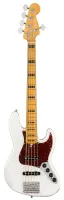 FENDER American Ultra Jazz Bass® V, Maple Fingerboard, Arctic Pearl электрогитара, цвет белый в комплекте кейс