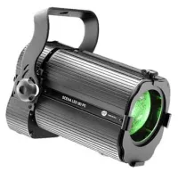 DTS SCENA LED 80 PC, Black Театральный LED прожектор с PC линзой, 1 x White 3000K LED, CRI>90, 7150 Lux/2 m, Zoom 14° - 77°, линза Ø 112 мм, линейный зум, разъемы POWERCON In, DMX In/Out 5pin, рамка светофильтра, LED дисплей, 90 Вт, АС 90 – 260 В, IP 20,