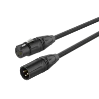 ROXTONE GMXX200/3 Кабель микрофонный (2x0,3mm2, D: 6.5мм), XLR(3P)(RX3F-BG) -  XLR(RX3M-BG), 3м., поставляется по 35шт. в коробке: 46х32х23см.