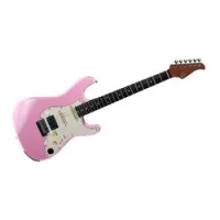 Mooer gtrs s800 pink  электрогитара со встроенным процессором, hss, палисандр, розовый цвет
