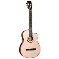 Solencanto-WCASE-WB Masterpiece Sol Encanto Классическая гитара со звукоснимателем, с футляром, Cort