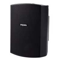 Proel XE55TB 2-х полосная акустическая система:  5" woofer, 1" tw, 30Вт (cont), 60Вт (peak), 8Ом, 70Hz-20KHz, чувствит. 87dB, встроенный трансформатор 70/100В, селектор 1-2-5-10-30Вт. Корпус: черный пластик, размер 18,1х24х17,2см, вес 3кг. В комплекте: на