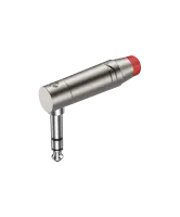 ROXTONE RJ3RPP-RD-NN Разъем, 6,3mm stereo Male Jack(угловой). цвет: серебро, покрытие контактов: Никель. Максимальные размер кабеля: 7мм.