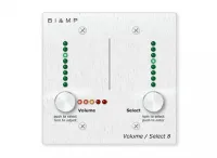 Biamp VOLUME 8 - Алюминиевая панель регулирования громкости любых 8 каналов или групп каналов для работы с AudiaFLEX или NEXIA по шине RCB