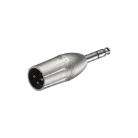 ROXTONE RA3XMJM Переходник 3P XLR Male - 6,3mm stereo Jack Male, Metal