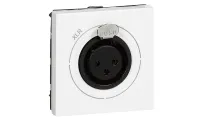 Розетка XLR [078755] Legrand [Mosaic] 2 модуля Белая
