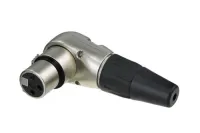 Rean RC3FR кабельный разъем XLR female, угловой, 3 контакта