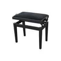 Hidrau bg27 black matt (tc9)  банкетка, черная сатинированная, черный бархат
