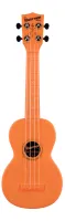 WATERMAN by KALA KA-SWF-OR Waterman Fluorescent Orange, Soprano Ukulele