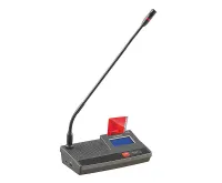 GONSIN TL-VX6000 Микрофонная консоль председателя. Поддержка IC-карт регистрации. ЖК дисплей. Встроенный динамик. Регулятор громкости и выход для наушников, выход для записи.