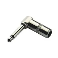 Nordfolk ncj5313  кабельный разъем 6.35 мм mono jack (ts), угол 90°, металл
