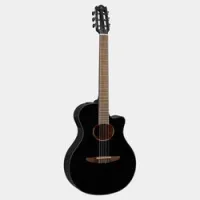 Yamaha NTX1 BL  Электроакустическая классическая гитара, верхняя дека из массива ситхинской ели