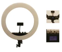 RL-18 B 18" LED ring light with battery slot and LCD scree светодиодный осветитель E-Image