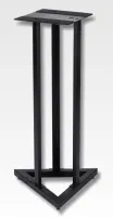 ECO SS046 Black Подставка под монитор (28 на 28см)c трегольным основанием(3x45см). Высота 90см, макс. нагрузка: 50кг., Материал: сталь, Вес 6кг. Посталяется в коробке 4шт: 86x60x15см