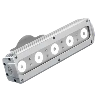 DTS FOS 33 CT, SPOT lens, IP65, Black   Линейный LED светильник, 1758 lux/ 3m, 1843 Lum, 5 Full White LEDs, угол 15‘, управление через контроллер Z8 (до 24-x приборов), DMX 512, 35 Вт, 330*135*85 mm, 1,7 kg <br><br>