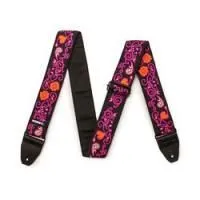Dunlop jh22 hendrix backlight monterey pink  ремень для гитары дизайнерский, ширина 2,5"