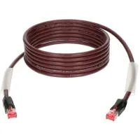 KLOTZ RC5RR030V патч-кабель CAT5, разъемы RJ45-RJ45, UTP, PUR, цвет бордовый, внешний диметр 6.3 мм, длина 3 метра