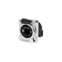 Seetronic SE8FDYV-15 Разъем RJ45 панельный, IP65, гнездо, тип-D, 8-конт. разъем вниз 90°, розетки соответствуют CAT5e