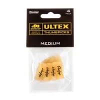 Dunlop 9072p ultex gold 4pack  когти на большой палец, средние, 4 шт.