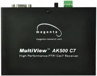 Magenta 400R4008-01- Приемник VGA / RGBHV / RGB / YUV / CV / S-Video, стереоаудио и сигналов RS-232 (с поддержкой адресации) из витой пары, 150 м