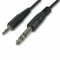 MiniJackStereo-JackStereo (black) 10 метров кабель (черный) GS-PRO