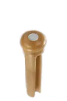 String pin Acura GP-X3 - Boxwood acoustic guitar string pin with mother-of-pearl inlay, per piece