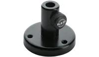 KandM 23855-000-55 фланец (основание) для пантографов 23850 и 23860, сталь, чёрный