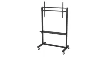 Стойка напольная на колесах для интерактивной панели 65-86'' (black) -
