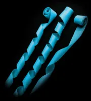 Серпантин бумажный 4смх20м голубой