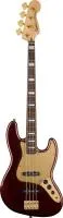 FENDER SQUIER 40th ANN Jazz Bass LRL Ruby Red Metallic бас-гитара, цвет красный