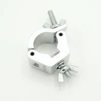 YZey CLAMP2833S, клэмп-хомут, диаметр охвата 28-33 мм (макс 38 мм), нагрузка 100 кг, 63х54х30 мм, вес 0.16 кг, цвет серебристый, ШОУМЕЛОЧИ/JC -