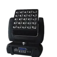 LG-18403 5x5 Matrix светодиодный прибор полного вращения Beam, 25х10 Вт RGBW LED, луч 7°, 9/29/117 каналов DMX, бесконечное вращение панорама/наклон, Lexor