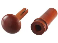 Violin endpin Acura In Sight VE-NIEP2M - Grade A boxwood endpin with sound post installation control hole for 4/4-3/4 violin
