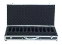 Rockcase RC23212B  кейс из фанеры для 12-ти микрофонов и коммутации, усиленный
