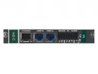Входной модуль Kramer Electronics [DTAxrC2-IN2-F34/STANDALONE] c 2 входами HDBaseT (витая пара), передача HDMI, аудио, двунаправленного RS-232,Ethernet и ИК; поддержка 4К60 4:4:4