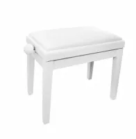 Банкетка для пианино Palette HY-PJ018 белая, сатинированная
