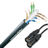 Eurocable ER6N5B6UM10Y - Патч-корд кабель CAT6 UTP, разъём Ethercon 5 black, 10м