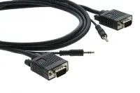 Кабель Micro VGA (HD15) [92-7301015] Kramer Electronics [C-MGMA/MGMA-15] Micro, VGA (Вилка) + аудио на VGA (Вилка) + аудио, 4.6 м