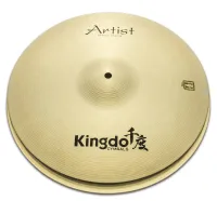 KINGDO 14" ARTIST CLASSIC HI-HAT Тарелки хай-хет 14" , сплав B20, medium, ручная ковка полировка, тон мягкий и насыщенный