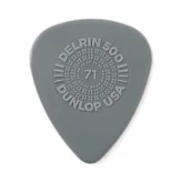 Dunlop 450r071 delrin 500 primegrip 72pack  медиаторы, толщина 0.71 мм, 72 шт.