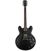 GIBSON 2019 ES-335 SATIN TRANS BLACK полуакустическая электрогитара, цвет...