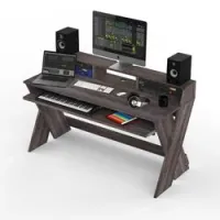 Glorious sound desk pro walnut  стол аранжировщика, цвет орех из 2-х коробок