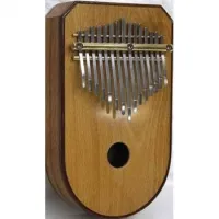 KL-B-A15LMOG-C Калимба альта 15 Middle Eastern, форма лира, дуб, глянцевая, Kalimba LAB