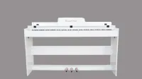 XY-8813-H-WH цифровое фортепиано, 88 клавиш, полновзвешенный молоточковый механизм, 960 тембров, эффекты, 2х10 Вт громкоговорители, педаль в комплекте, на ножках, цвет белый, Pierre Cesar